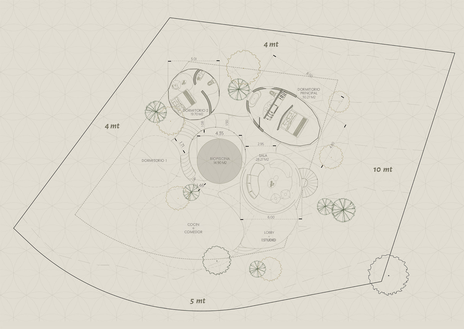 Planos de Flor de Vida — NIVEL 2